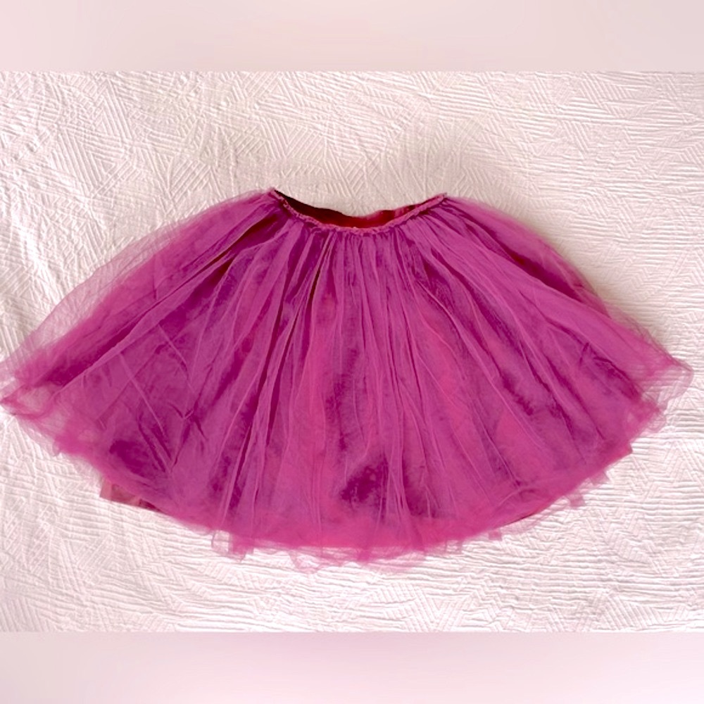 Small Shop Tutu Ballerina Twirl Skirt, 3 Layers Plum Tulle over Taffeta